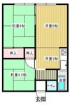 福澤コーポの間取り画像