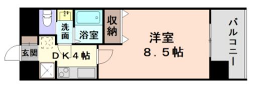 メルポート白島の間取り画像