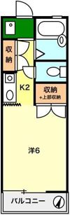 T－net 清水コーポIIの間取り画像