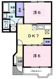 クレストール21の間取り画像
