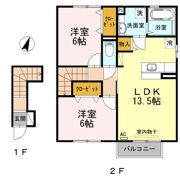 セジュールウィットKEIの間取り画像