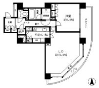 リバーポイントタワーの間取り画像