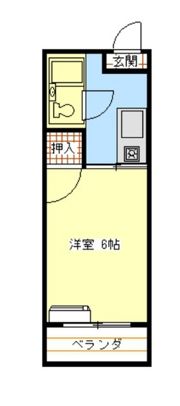 金尾コーポの間取り画像