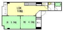 松川ハイツの間取り画像
