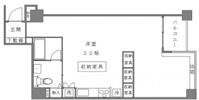 朝日サテライト六本木の間取り画像