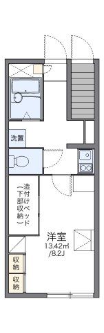 レオパレスフリューゲルの間取り画像