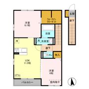 ルミエール木崎の間取り画像