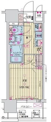 プレサンス緑橋ソレアスの間取り画像
