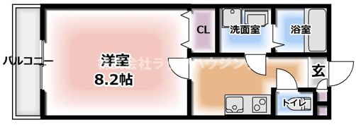 ジーメゾン門真イーストの間取り画像