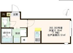 トレフェリクス東十条の間取り画像