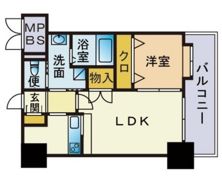 ネストピア博多駅前の間取り画像