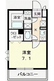クチトーレ・フジセの間取り画像