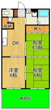 平原マンションの間取り画像