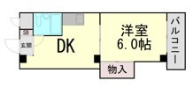 シンエーハイツ六甲道の間取り画像
