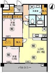 シー・クリサンス西岡本の間取り画像