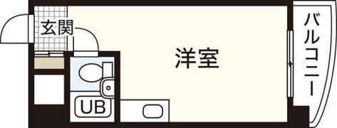 パールマンション万代橋の間取り画像