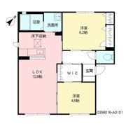 フローラ A棟の間取り画像