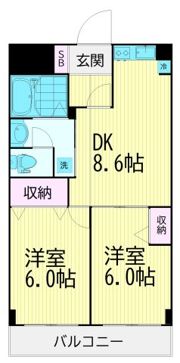 ラヴィール西蒲田の間取り画像