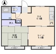 コーポレート前箱田の間取り画像