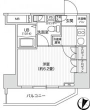 レジディア笹塚Ⅱの間取り画像