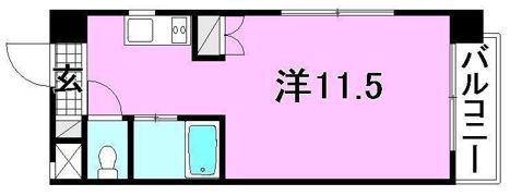 オクトワール松山中村の間取り画像