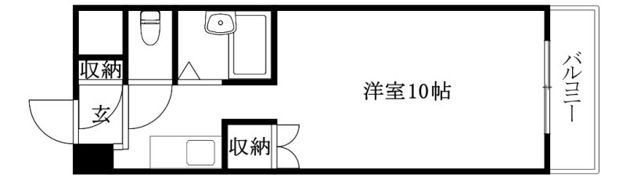 オクトワール松山中村の間取り画像