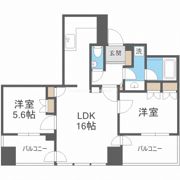 ザ・梅田タワーの間取り画像