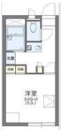 レオパレスユウ&アイの間取り画像