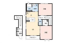クオーレ岸の間取り画像
