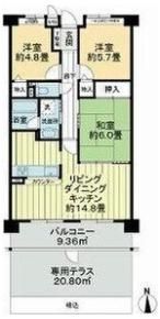 バンベール千種竹越の間取り画像