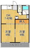 クルム横代の間取り画像