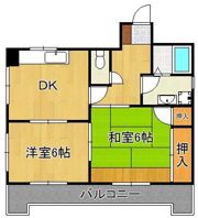 ハーモニーハイツの間取り画像