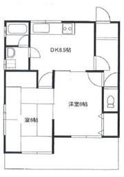 リバーサイドカワノ Bの間取り画像