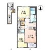 木曽川町門間南屋敷新築アパートの間取り画像