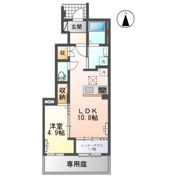 木曽川町門間南屋敷新築アパートの間取り画像