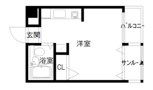 スクエアコートの間取り画像