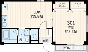 アーク和の間取り画像