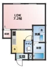 シャンテ四ツ井の間取り画像