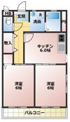 ASJ東小保方ハイツBの間取り画像