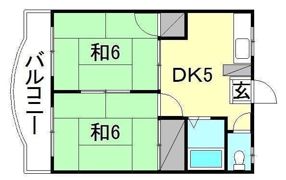 古川フラットの間取り画像