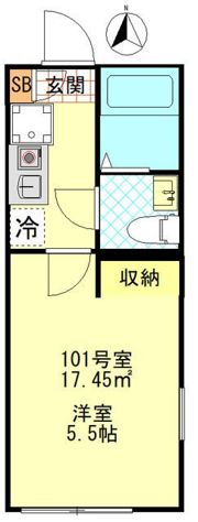 フィーカ板橋の間取り画像