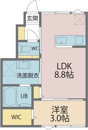 Felice 春のそよ風とラテの間取り画像