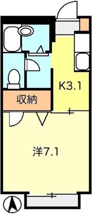 Shamaison プラティークBの間取り画像