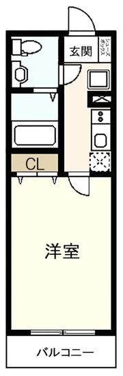 アンジュ淵野辺の間取り画像