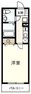 アンジュ淵野辺の間取り画像