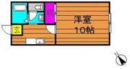 ビーライン川入 Aの間取り画像