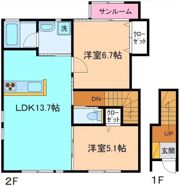 Jin A棟の間取り画像