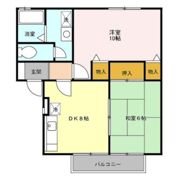 オイコス 参番館の間取り画像