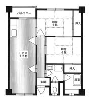 第3清涼マンションの間取り画像