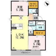 パーシモンズ B棟の間取り画像